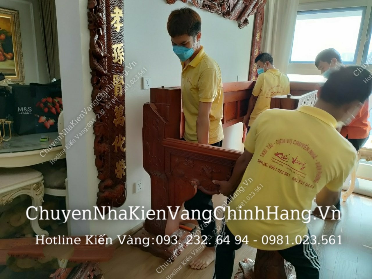 Sắp xếp đồ đạc